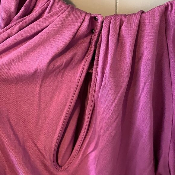 Banana Republic Silk Purple Top Size Small - Picture 3 of 5